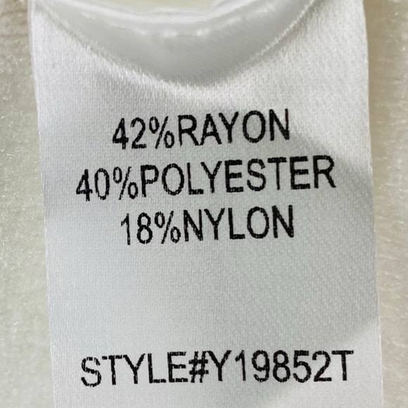 Pomander Place | NEW Winter White Vivianne Turtleneck Sweater Mini Dress Size S - Picture 11 of 11